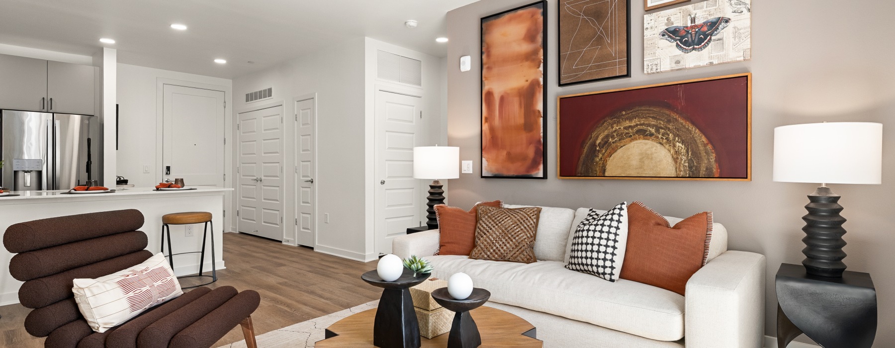1 bedroom model apartment home